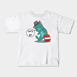 Cute Cat Kids T-Shirt